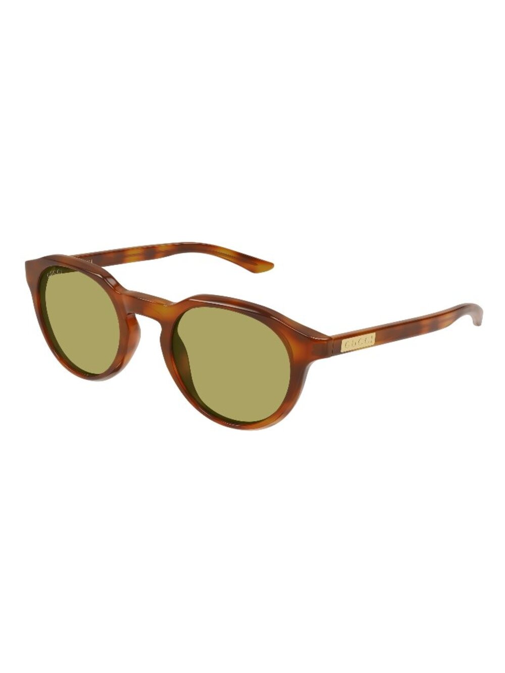 New Gucci Men's Sunglasses Havana Green Lens Acetate Frame GG2079S 005 48